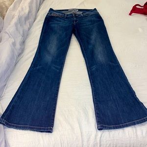 Joes Provocateur medium wash boot leg jeans